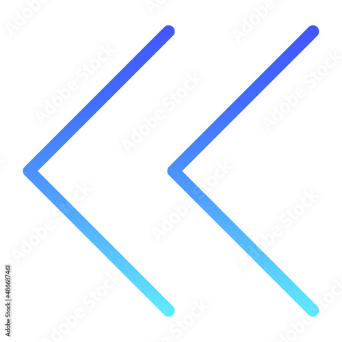 Arrow 66 Line Gradient