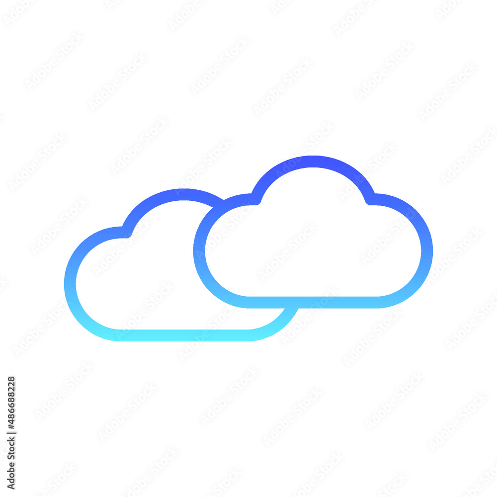 Cloud Line Gradient Cloud Line Gradient
