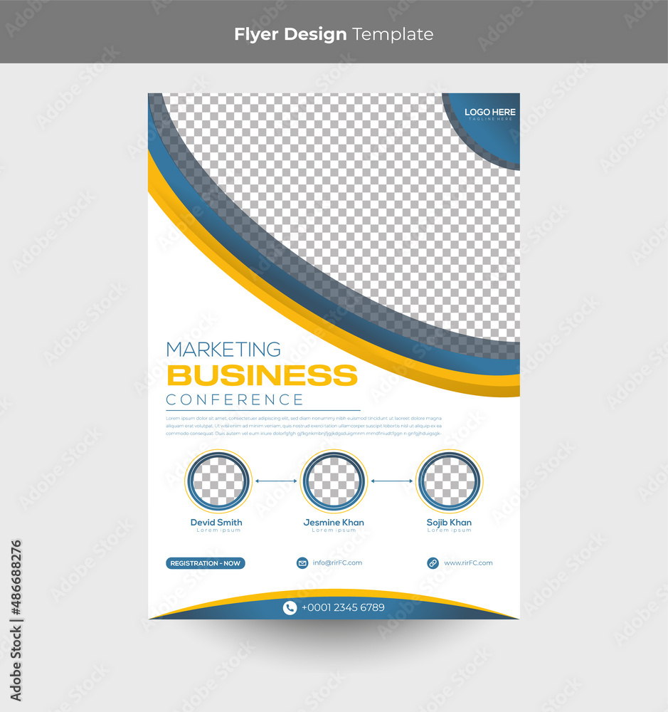 Fototapeta premium Business abstract vector template. Brochure design, cover modern layout, Cover Book and Magazine. Annual Report Vector illustration