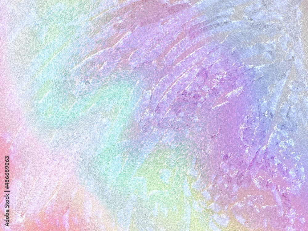 abstract iridescent watercolor background with drops on glass, elegant trendy rainbow unicorn wallpaper with shimmer and glitter, luxurious cover design template with space for text, banner, editing 