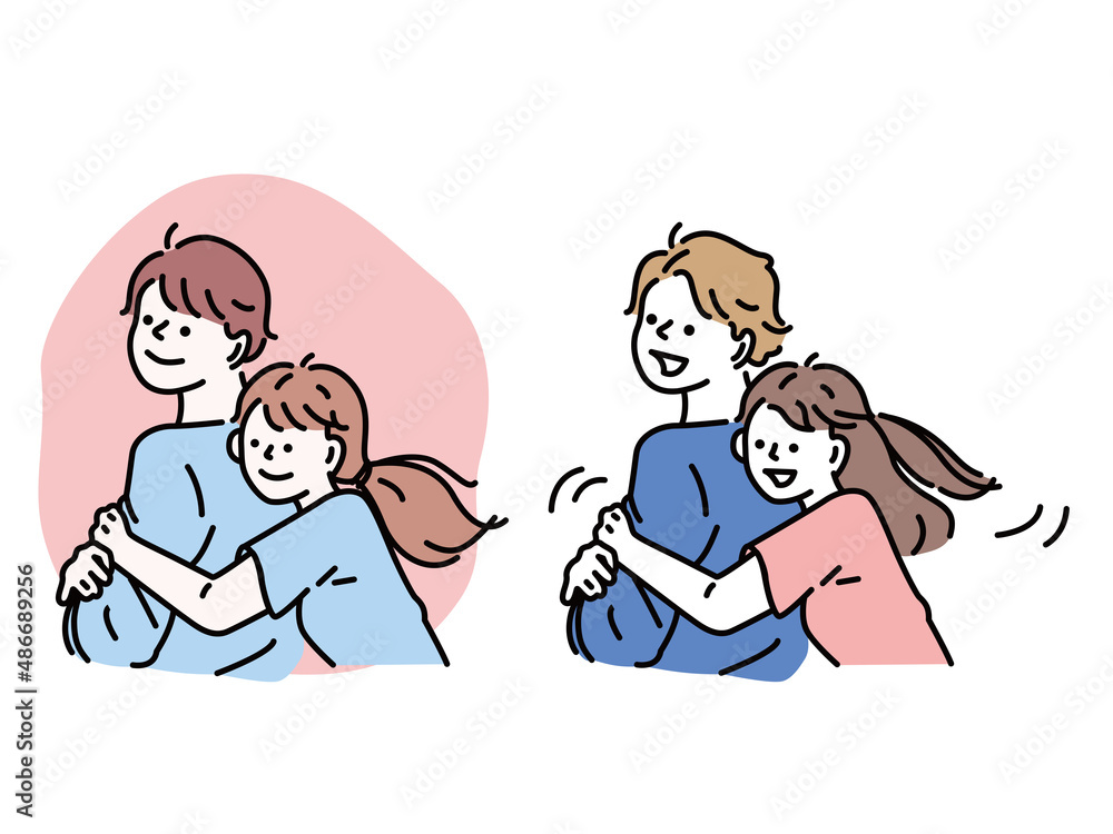カップル、夫婦、恋人、家族のイラスト(仲良し、結婚、恋愛、愛、幸せ、将来、人生設計、ラブラブ、安心) Illustrations of couples, couples, lovers and families.Good friends, marriage, love, love, happiness, future, life planning. カップル、夫婦、恋人、家族のイラスト(仲良し、結婚、恋愛、愛、幸せ、将来、人生設計、ラブラブ、安心) Illustrations of couples, couples, lovers and families.Good friends, marriage, love, love, happiness, future, life planning.