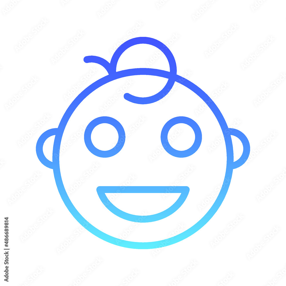 grinning Line Gradient grinning Line Gradient