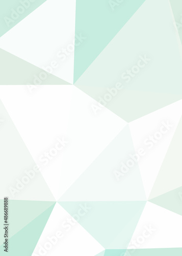 Abstract color Low-Polygones Generative Art background illustration