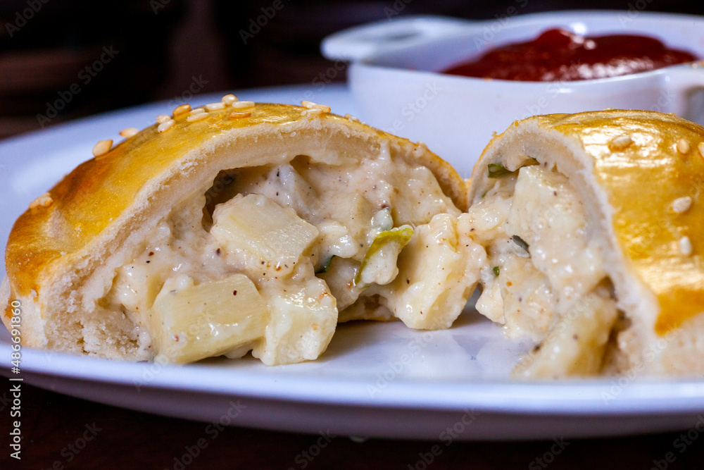 Empanada, pastry stuffed food Empanada, pastry stuffed food