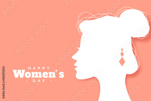 happy womens day celebration greeting design