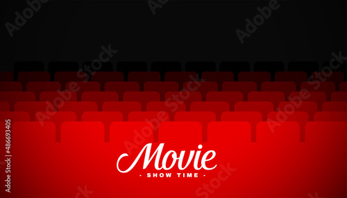 movie row seats cinema theater background