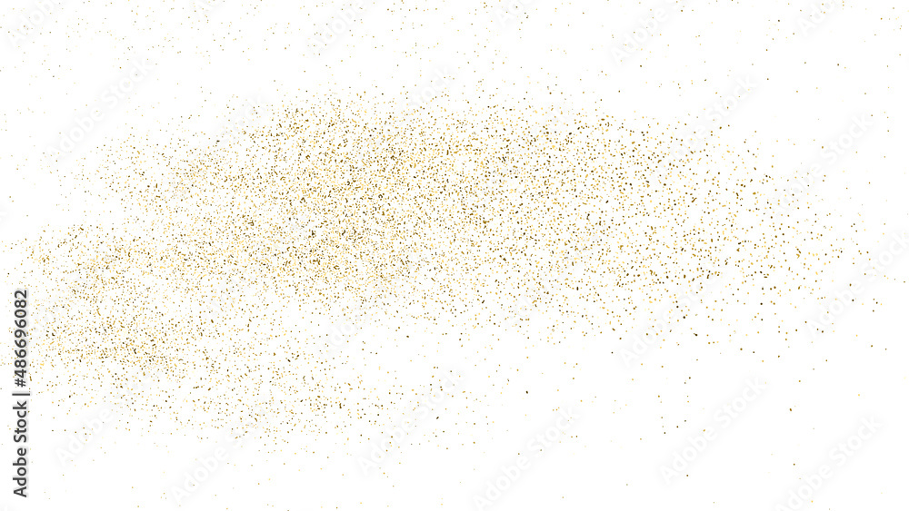 Gold Glitter Texture Isolated on White. Amber Particles Color. Celebratory Background. Golden Explosion of Confetti. Overlay Textured. Digitally Generated Image. Vector Illustration, EPS 10. Gold Glitter Texture Isolated on White. Amber Particles Color. Celebratory Background. Golden Explosion of Confetti. Overlay Textured. Digitally Generated Image. Vector Illustration, EPS 10.