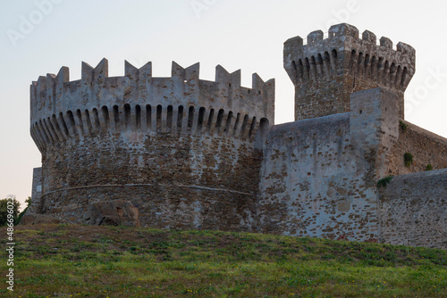 View on Papulonia's Castel, Livorno, Tuscany, Italy