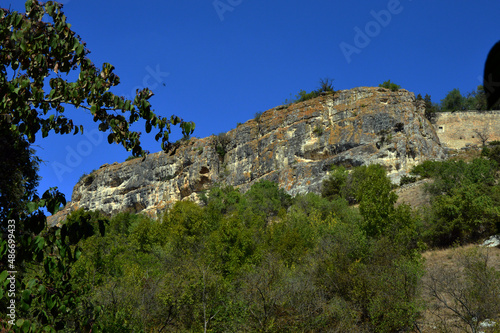 Crimea.Bakhchisarai is a cave city of Chufut-Kale.
