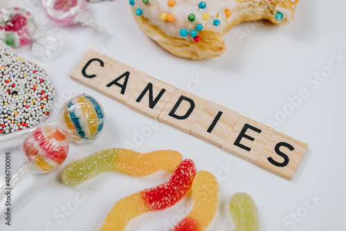 Candies for background