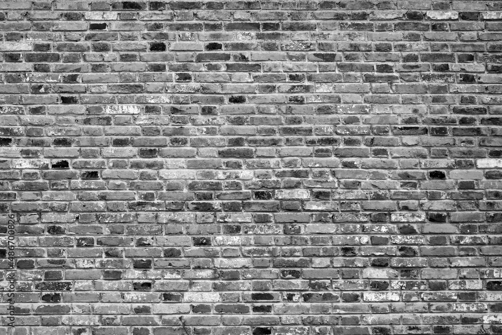 Grey brick wall texture background Grey brick wall texture background