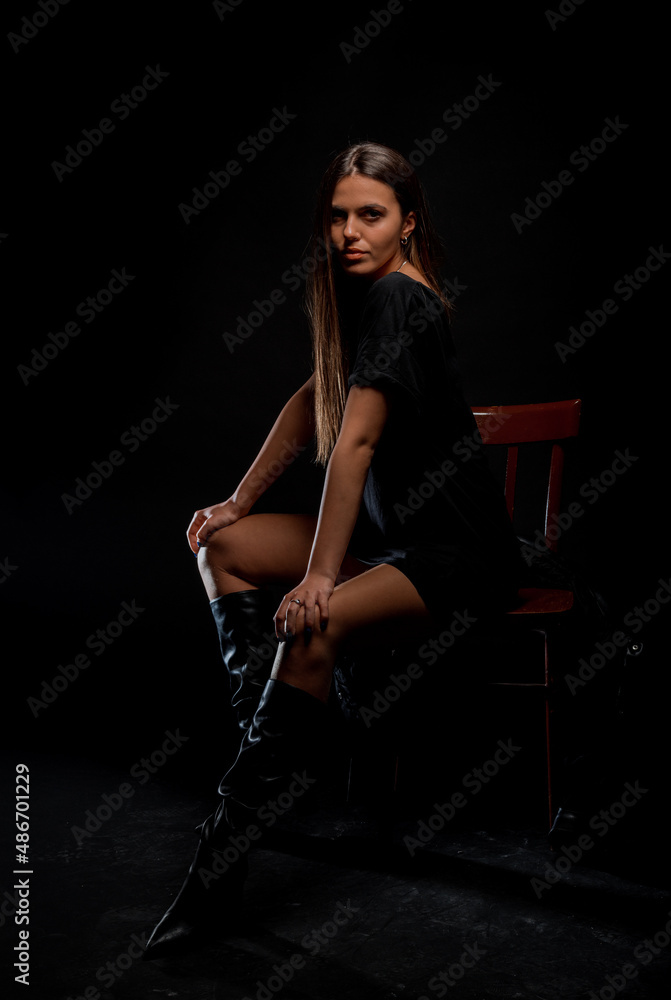 Fototapeta premium Stylish fashion woman