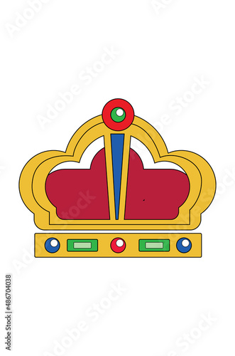 illustration of a queen crown