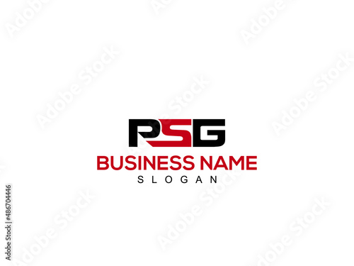 Initial PSG Logo, Alphabet Letters psg or ps Logo Icon Vector Image Design photo