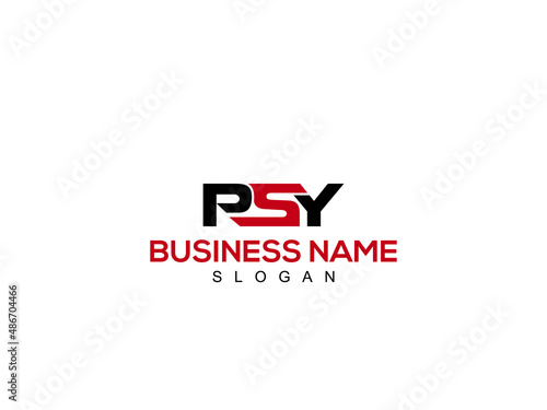 Initial PSY Logo, Alphabet Letters psy or ps Logo Icon Vector Image Design