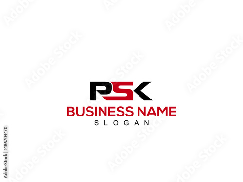Initial PSK Logo, Alphabet Letters psk or ps Logo Icon Vector Image Design