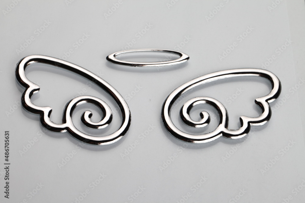 silver ring on a white silver ring on a white