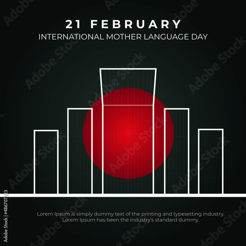 21 February international mother language day in Bangladesh social media post banner