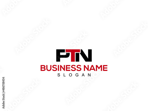 Minimal Creative Initial Letters PTN Logo, Monogram pt Branding Logos