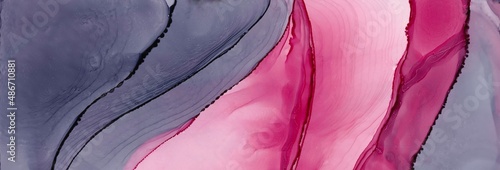 Foto Abstract Alcohol Ink Painting