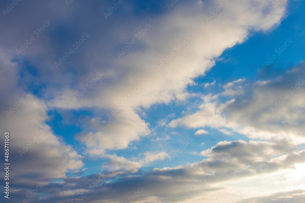 Clouds in the sky. The sky was overcast with various clouds. Clouds in the sky. The sky was overcast with various clouds.