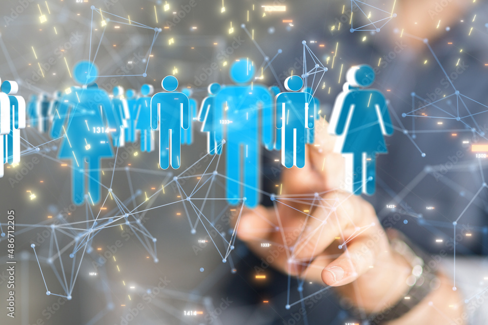 Global network. Blockchain. 3D illustration. Neural networks and artificial intelligence. Abstract Global network. Blockchain. 3D illustration. Neural networks and artificial intelligence. Abstract