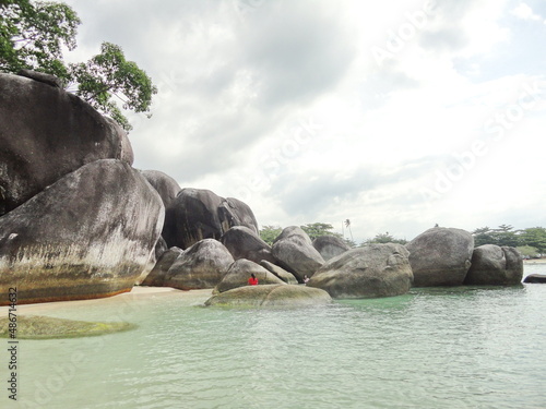 Tanjung Tinggi Beach, Bangka Belitung, Indonesia