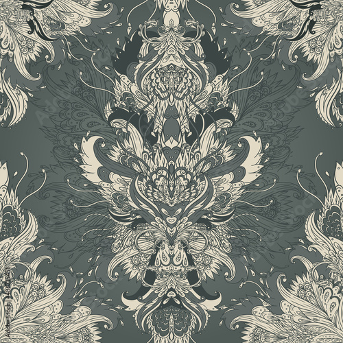 Vintage background ornate baroque pattern