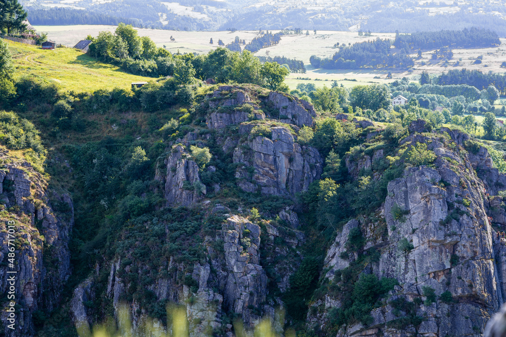 Les Gorges de la Truyère, Saint-Pierre-le-Vieux, Le Malzieu-Ville, Lozère, Mende, Languedoc Roussillon, Occitanie, France