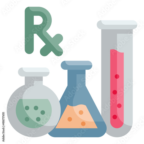 chemical flat icon