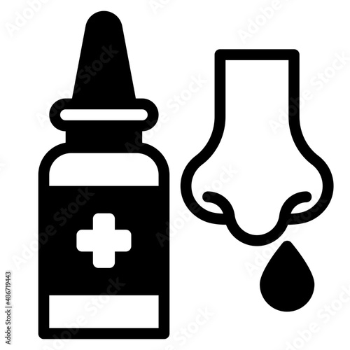 nasal glyph icon