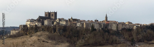 Saint-Flour, ville haute, Cantal, Auvergne, France