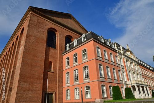 Trier; Germany- august 11 2021 : Elector palace