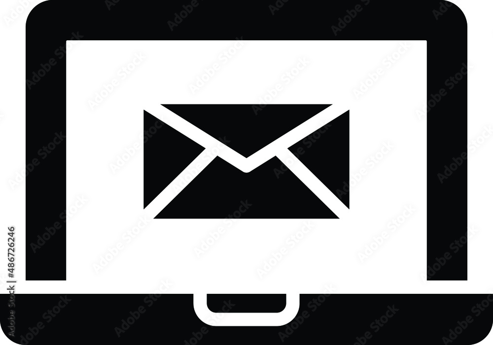 Email Marketing Vector Icon Design Illustration