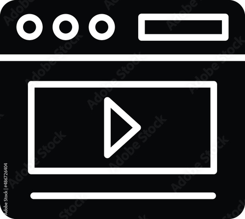 Video Marketing Vector Icon Design Illustration