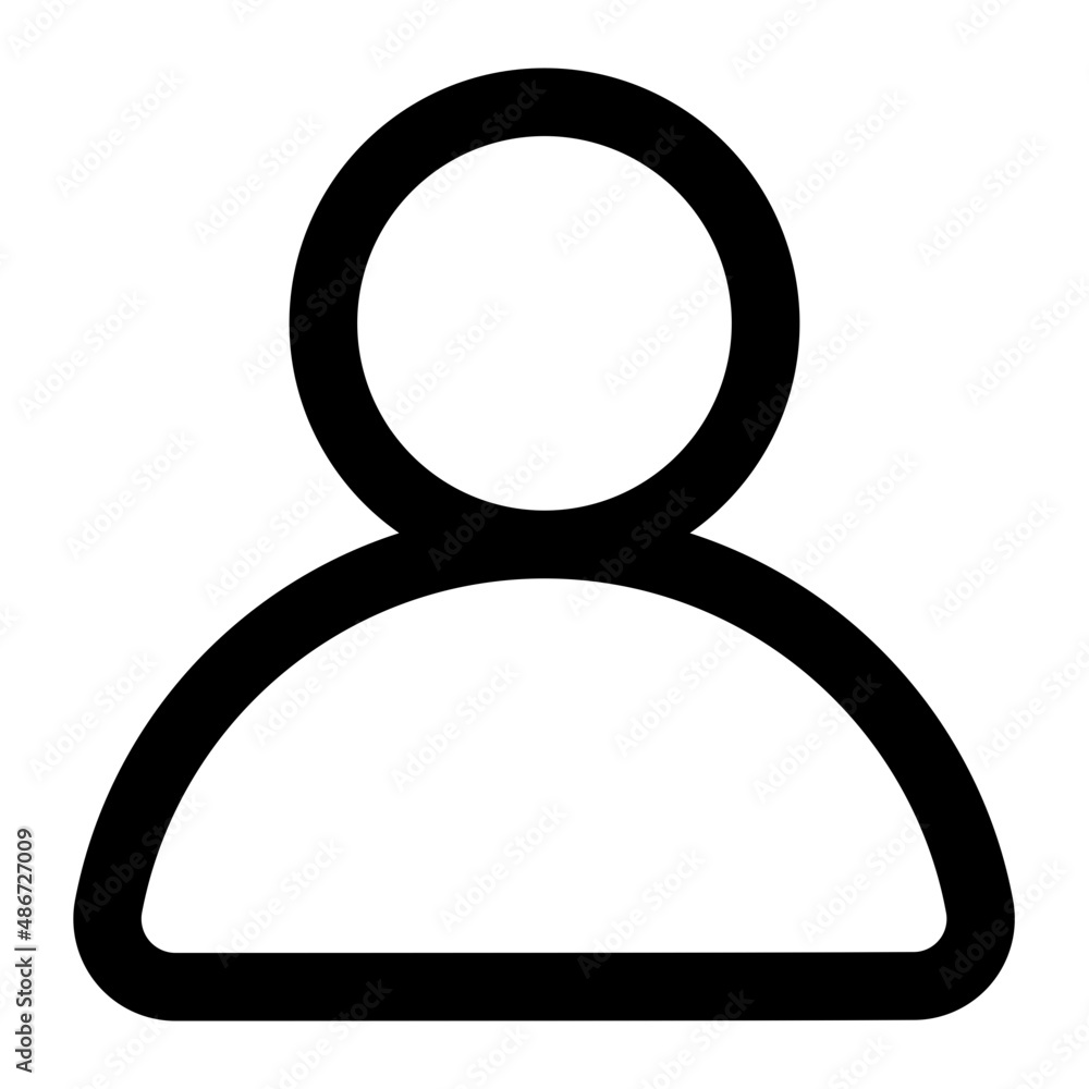 people outline icon suitable for household furniture people outline icon suitable for household furniture