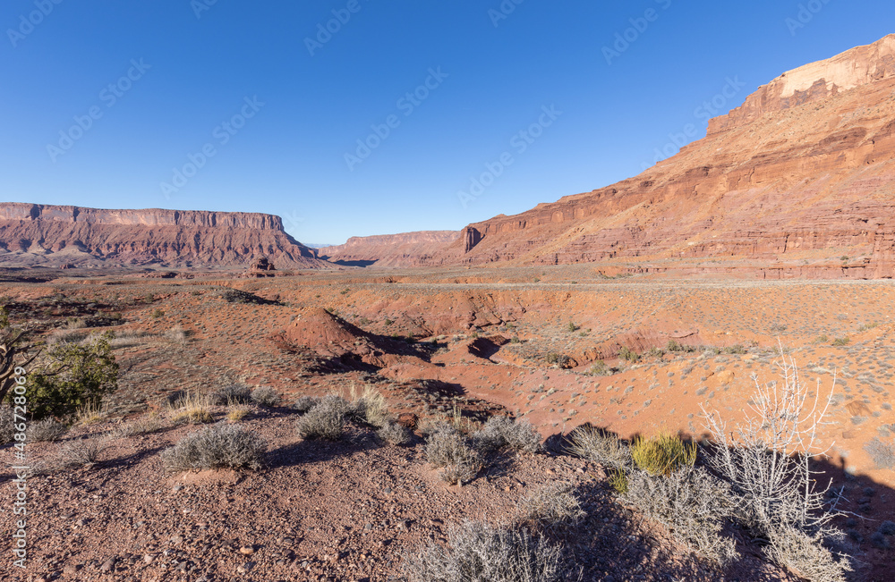 Scenic Southwest Utah Desert Landscape