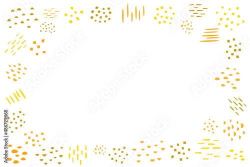 フレーム 枠 イラスト 装飾 模様 柄 背景 北欧 ベクター AI JPEG 画像 素材