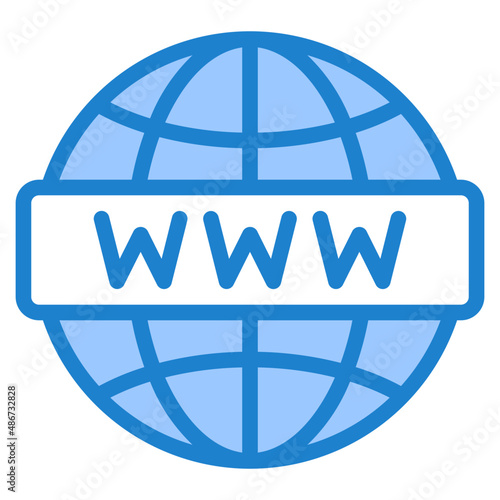 www blue style icon
