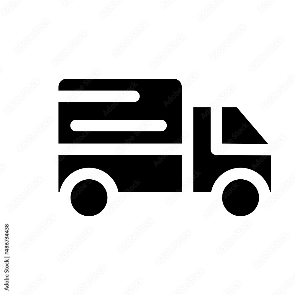 Truck box icon Truck box icon