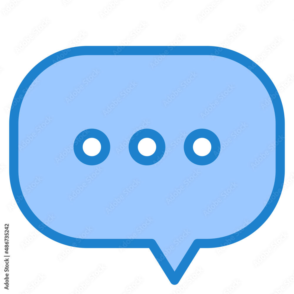 bubble blue style icon bubble blue style icon