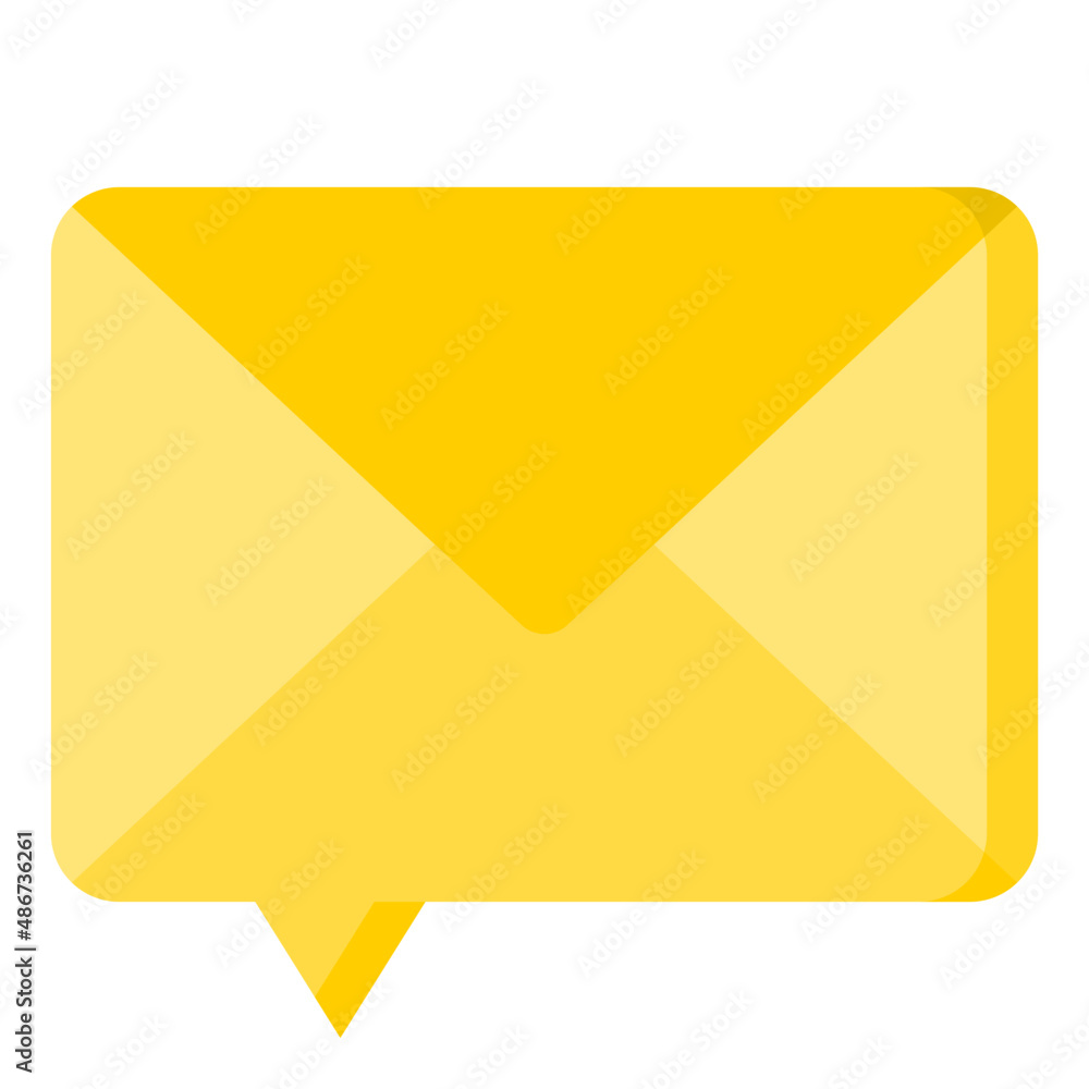 message flat style icon message flat style icon