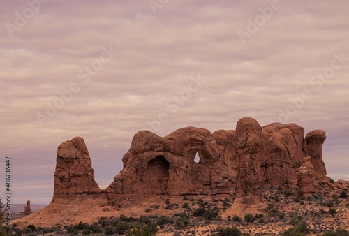 Scenic Arches National Park Utah Landscaep photo