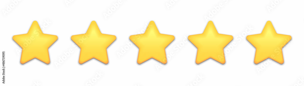 Five Star Feedback. customer review concepts. Reviews stars with good and bad rate and text. 3D Web Illustrations. Five Star Feedback. customer review concepts. Reviews stars with good and bad rate and text. 3D Web Illustrations.