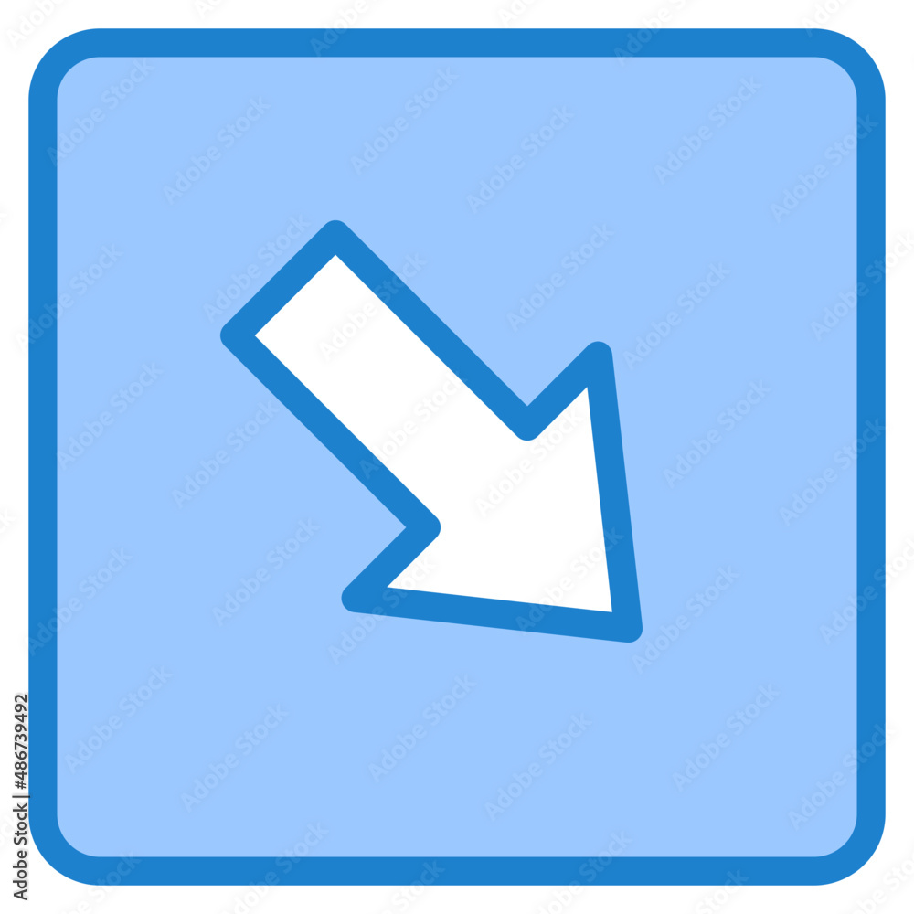 bottom right blue style icon bottom right blue style icon