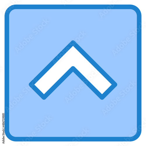 Free Download up blue style icon - GFXLoad
