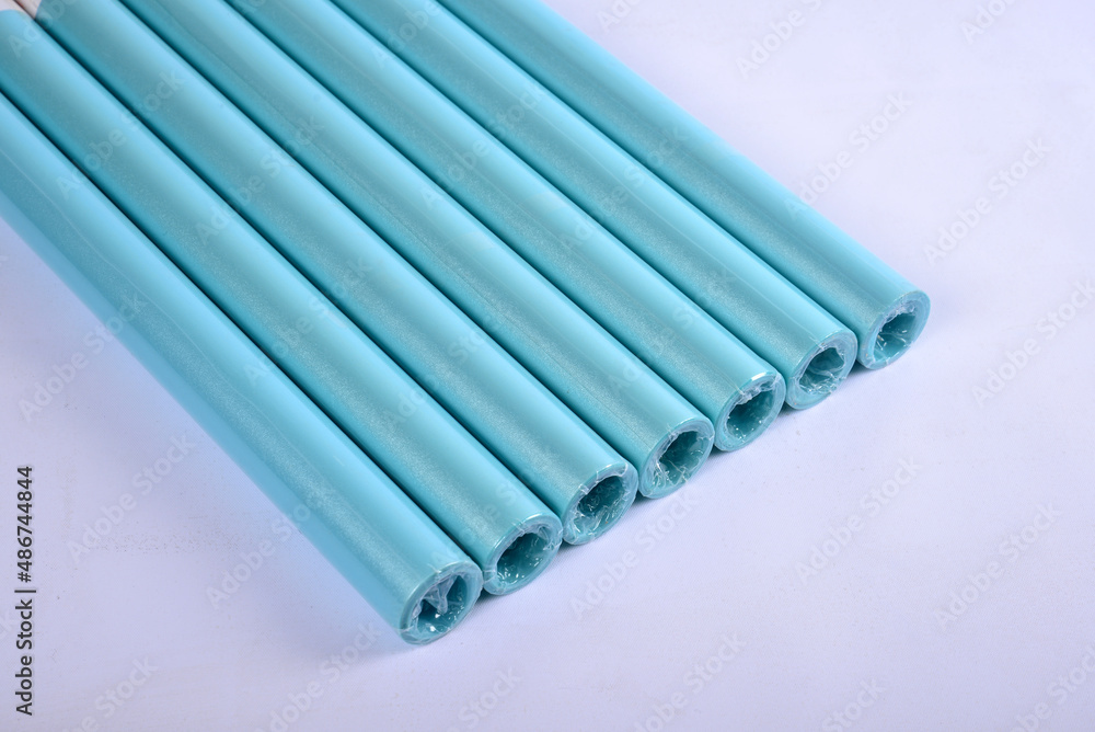 Green pattern frosted glass film material display