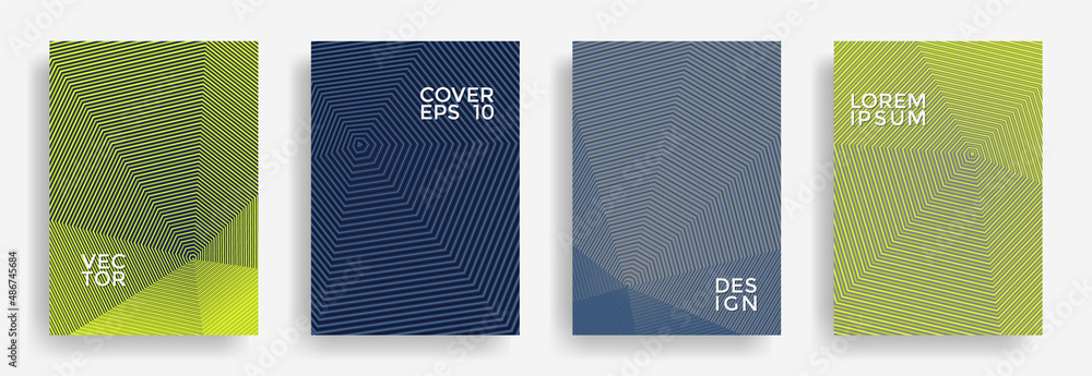 Hexagonal halftone pattern cover pages vector creative design. Hexagonal halftone pattern cover pages vector creative design.