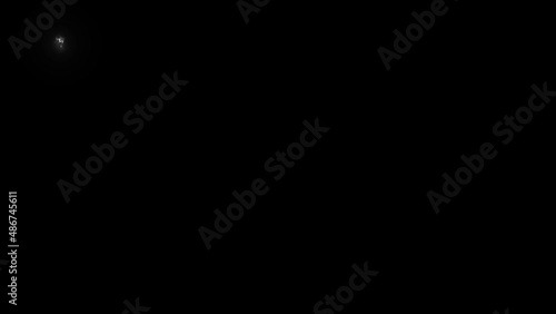 Thunder lighting strike. Futuristic realistic slow blue Thunderbolts isolated on black background with black and white alpha channel.
