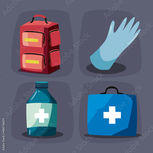 four disaster preparedness items